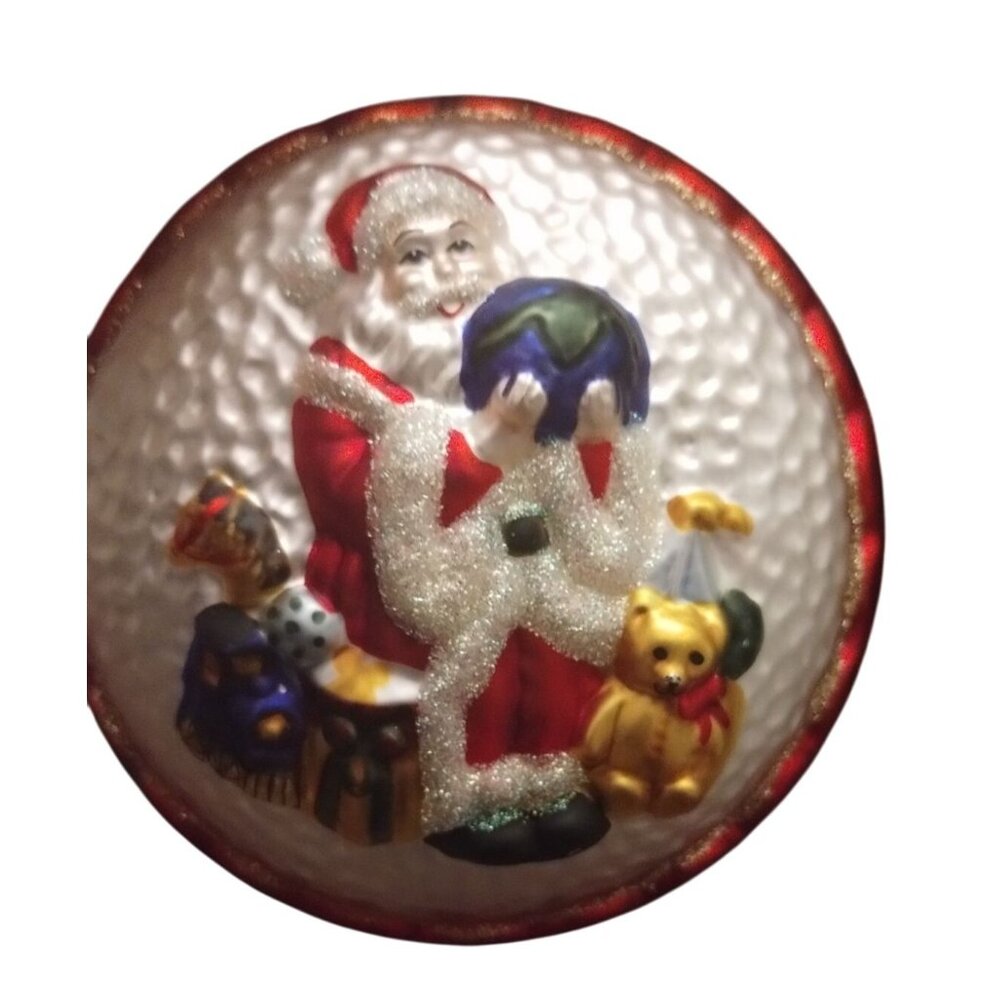 Waterford‎ Toys For the World Santa Claus Christmas Ornament with Globe & Toys